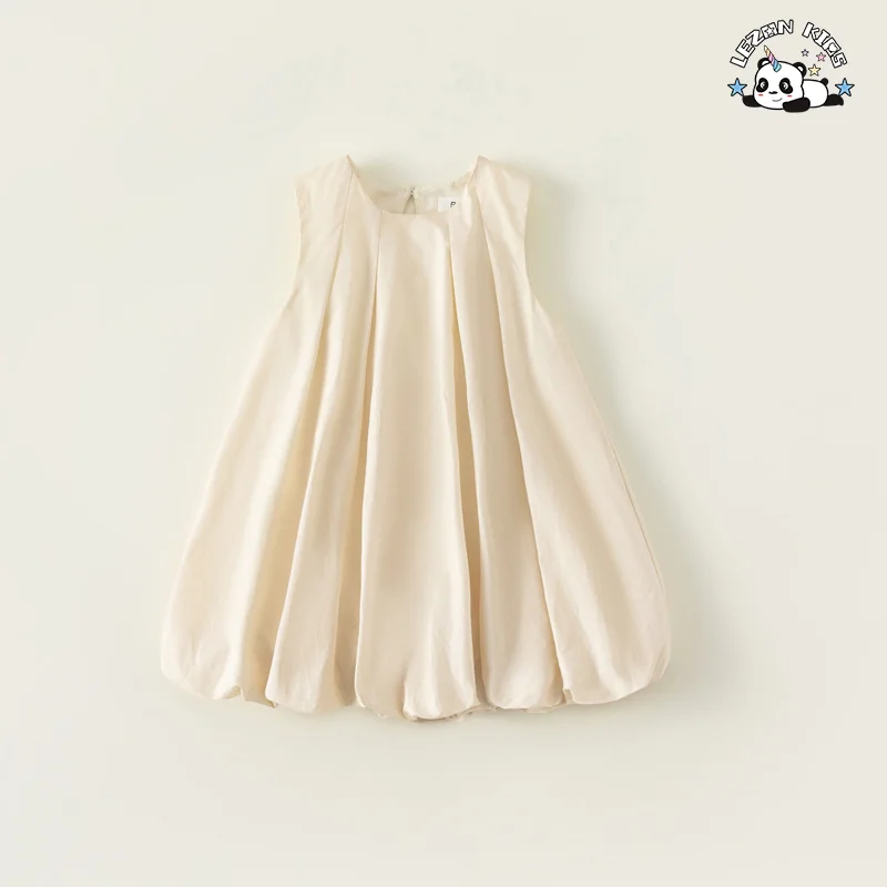 LEZONKIDS - Nova Ideia de Produto Vestidos de Cores Puras com Flores para Festa de Casamento e Últimos Desenhos de Vestidos para Meninas